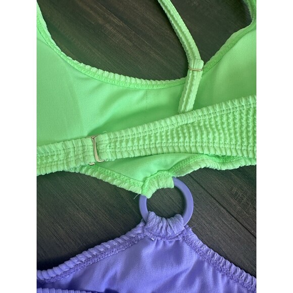 Salt + Cove Salt & Cove Juniors' Color blocked One-Piece Monokini Swimsuit M - Picture 7 of 7